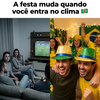  Chapéus Brasil Copa Lantejoulas Festa Torcida Verde