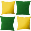 Kit 4 Almofadas De Almofada C/ Aba Oxford 35x35 Cm Color Fronha