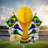 Decoração Brasil Futebol Copa Festa Bar Enfeite Papel Pendurar