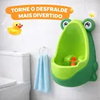 Mictório Infantil Pinico Sapinho Portatil Desfraude Ajustavel VERDE