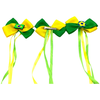 Kit de 3 Laço De Cabelo Copa Do Mundo Brasil Presilha