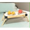 Bandeja de Café da Manhã Dobrável Strong em Madeira – Mesa Posta para Cama e Sofá