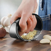 Espremedor Amassador de Alho e Triturador Manual Em Inox