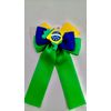 Kit 3 Laços De Cabelo Infantil Bico De Pato Luxo Brasil Copa 2026