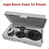 Jogo Serra Copo 11 Peças BM Para Madeira Gesso PVC 