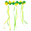 Kit de 3 Laço De Cabelo Copa Do Mundo Brasil Presilha