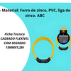 Cadeado Chevrolet Para Moto E Bike 18mm X 1,2m Flexível