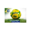 Bola Brasil Infantil 15cm Tamanho 2 Verde Amarela Futebol