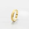 Aliança de Casamento 4mm Diamantada Com Friso Ouro 18k (Unidade)