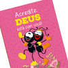 Placa Decorativa em MDF Smilinguido - Acredite. Deus está com Você