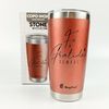 Copo térmico Stone - Fé e Gratidão - Brasfoot