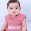 Vestido de Bebê 100% Algodão - Carol