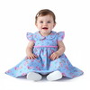 Vestido de Bebê 100% Algodão - Maya