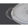 Bandeja oval prata 90 com banho de prata