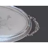 Bandeja oval prata 90 com banho de prata