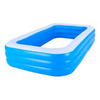 [NO] Piscina Inflável Retangular Azul Giant Family Pool 180 x 140 x 60cm - 1500L