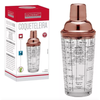 [NO] Coqueteleira de Vidro e Inox (450ml)