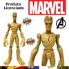 Boneco Colecionável Articulado Groot 22cm - Marvel Vingadores e Guardiões da Galáxia
