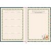  Agenda Costurada 17,6 x 23,9 cm Pooh 2027 - Fundo Rosa Moment