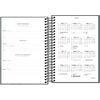 Agenda Espiral Diária 12,9 x 18,7 cm Spot 2027 - Preta e Azul - Tilibra