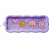 Estojo Picky Holic Charm Roxo- Em Silcone - Com 4 Pins - Tris