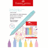 Caneta hidrográfica Fine Pen, 0,4mm, Tons Pastel, Faber-Castell 