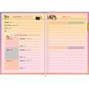 Agenda Costurada Petit 10,5 x 14,8 cm Purrfect Cats 2026 - Degradê Rosa e Laranja - Tilibra