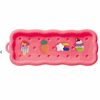 Estojo Picky Holic Charm Rosa - Em Silcone - Com 4 Pins - Tris