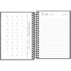 Agenda Executiva Espiral Diária 20 x 27,5 cm Spot 2026 - Preta e Azul - Tilibra