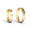 Aliança FR SCREW DUO em ouro 18k, 4mm