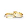 Aliança FR SCREW DUO em ouro 18k, 4mm