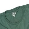 CAMISETA VERDE ESTONADA