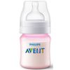 KIT 2 MAMADEIRAS CLÁSSICA ANTICÓLICA 125/260ml ROSA + 1 BICO Nº 4 - PHILIPS AVENT