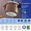 PANELA DE PRESSÃO TRAMONTINA ARIZONA INDUCTION EM ALUMINIO COM REVESTIMENTO INTERNO E EXTERNO EM ANTIADERENTE STARFLON M