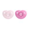 CHUPETAS AVENT 4 A 6 MESES SILICONE MENINA SOOTHIE KIT 2UN
