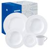 APARELHO DE JANTAR 20 PEÇAS PORCELANA BRANCO JOGO TRAMONTINA