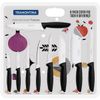 JOGO FACAS TRAMONTINA KIT CONJUNTO COZINHA CHURRASCO 9 PEÇAS