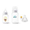 KIT 2 MAMADEIRAS CLÁSSICA ANTICÓLICA 260\/330ml MACACO+1 BICO Nº4-PHILIPS AVENT