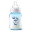 MAMADEIRA AVENT 260ml CLÁSSICA ANTI COLICA  MENINO ELEFANTE