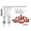 PANELA FOGAO INDUÇÃO CONJUNTO JOGO CERAMICA ANTIADERENTE 4PÇ