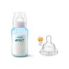 MAMADEIRA AVENT 330ml MENINO AZUL CLASSICA + 1 BICO N 4 KIT
