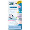 KIT 1 MAMADEIRA CLASSICA ANTICOLICA 125ml ROSA + 1 BICO Nº 2 - PHILIPS AVENT