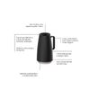 GARRAFA BULE TERMICO 500ML CAFE CHA LEITE TRAMONTINA