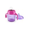COPO TRANSIÇÃO EASY SIP C\/ BICO SILICONE 200ml - 0% BPA - 6m+ - MENINA - PHILIPS AVENT