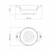 COZI-VAPORE TRAMONTINA DUO SILICONE EM AÇO INOX COM ALÇAS EM SILICONE 16CM 1,6L