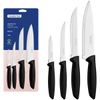 JOGO FACAS TRAMONTINA KIT CONJUNTO FACA COZINHA CHURRASCO 4PÇ