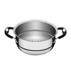 COZI-VAPORE TRAMONTINA DUO SILICONE EM AÇO INOX COM ALÇAS EM SILICONE 16CM 1,6L