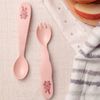 JOGO DE TALHERES INFANTIL TRAMONTINA LE PETIT ROSA 02 PEÇAS
