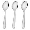 CONJUNTO DE COLHERES PARA SOBREMESA AÇO INOX 3 PÇS