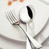 FAQUEIRO TRAMONTINA MONACO EM AÇO INOX COM FACAS DE MESA ACABAMENTO ALTO BRILHO COM DETALHES NO CABO 101 PEÇAS
